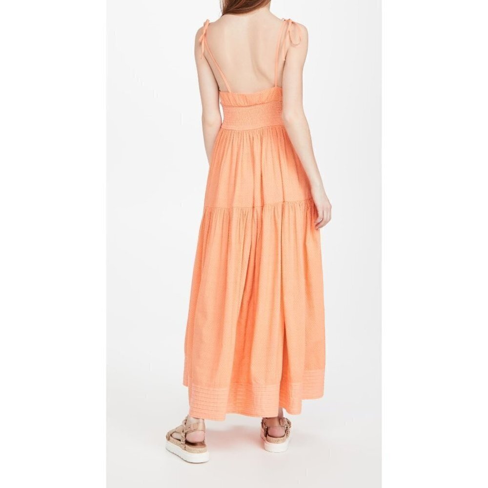 Solid & Striped Melody Orange Maxi Dress $248 - Picture 3 of 12
